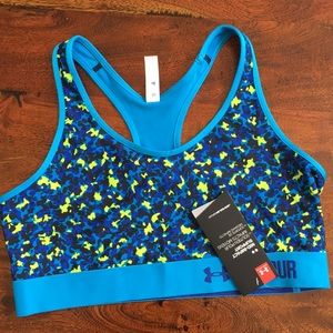 Under Armour Blue camo sports bra